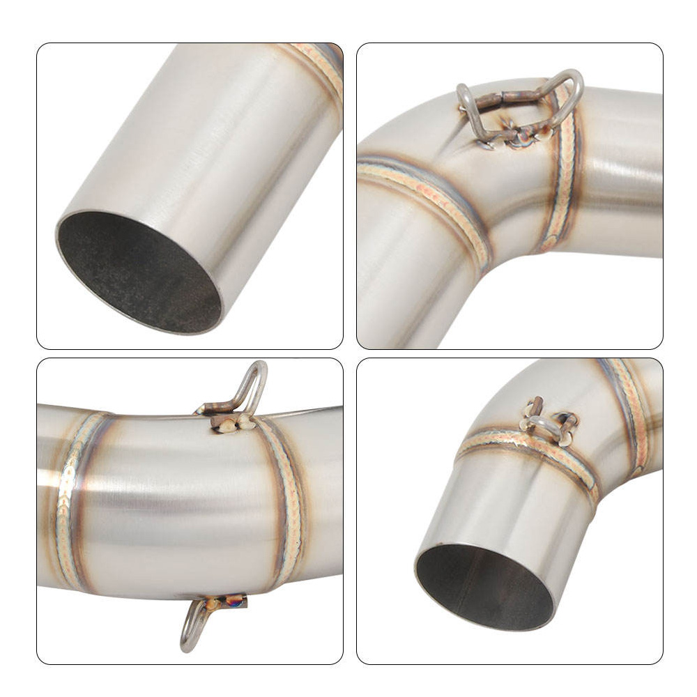 Exhaust System Mid Link Pipe 51mm Muffler For Ducati Monster 696 795 796 1100 - Image 7