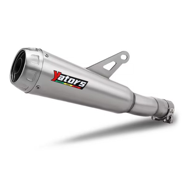 Motorcycle Exhaust Pipe - Integrated Mid-Pipe & Slip-On Muffler for Triumph Scrambler 400X / Speed 400