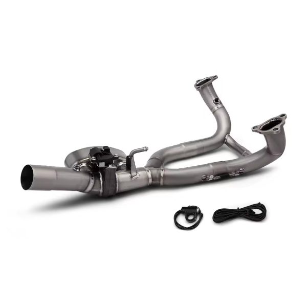 For BMW R1200GS R1250GS with valve electronic valve titanium alloy Front Connect Link Pipe full exhaust escape system 2013-2023