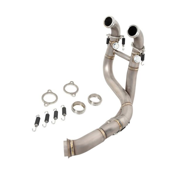 Slip On For KTM DUKE 790 ADV 890 Adventur R Rally 2019-2022 Motorcycle Exhaust Titanium Escape Front Link Pipe Original Muffler