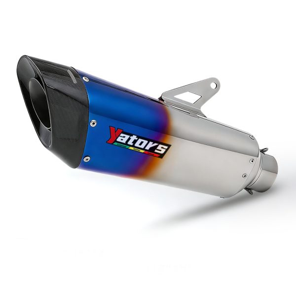 Universal 60mm Motorcycle Exhaust Pipe - Slip-On for Honda CBR650, Kawasaki ZX4R, Yamaha MT09 & KTM 790 DUKE