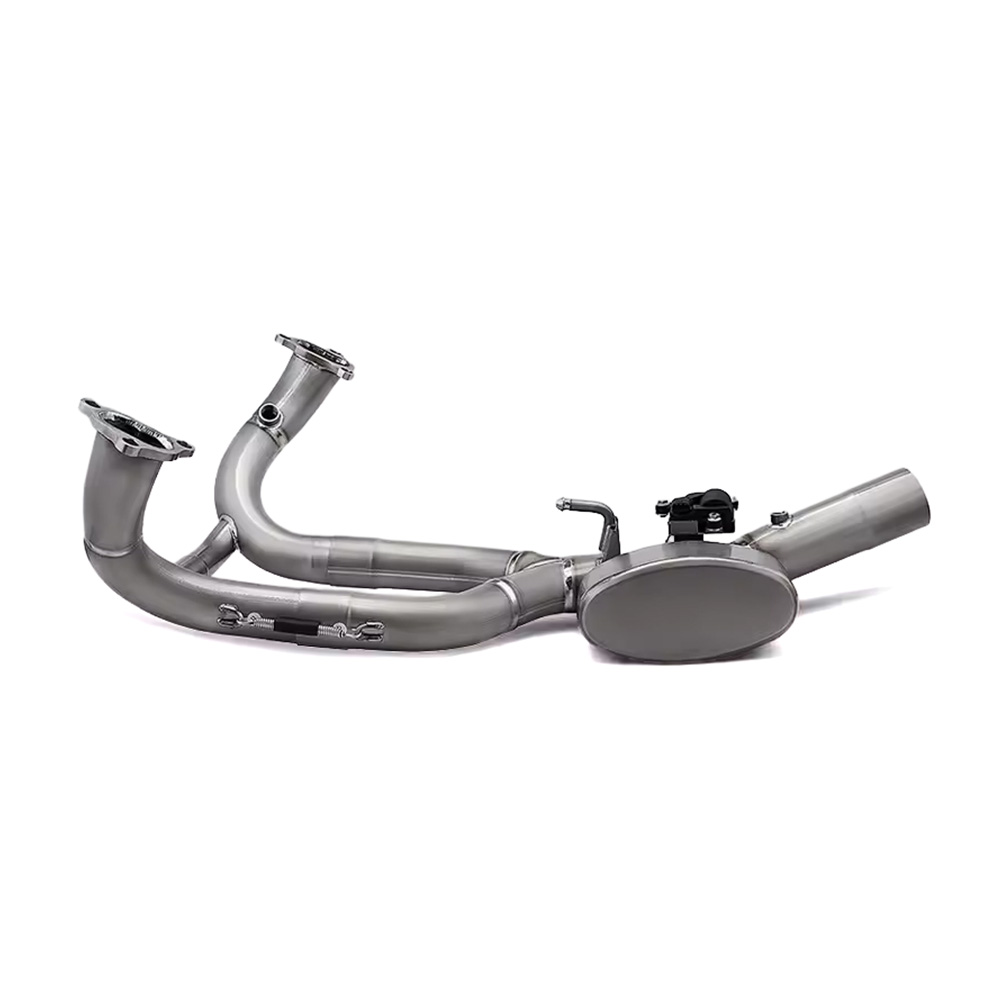 For BMW R1200GS R1250GS with valve electronic valve titanium alloy Front Connect Link Pipe full exhaust escape system 2013-2023 - Image 3
