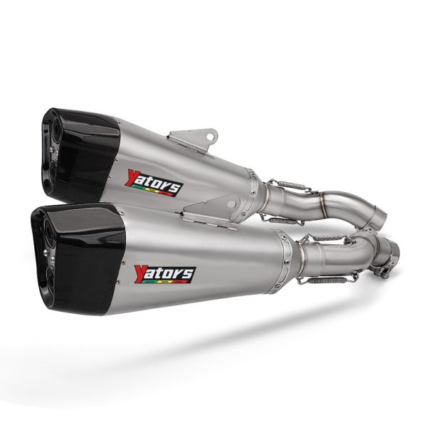 Mid & Rear Muffler Exhaust Kit for Suzuki GSX1300R Hayabusa 2021-2024