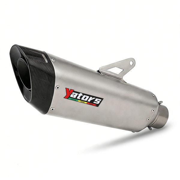 Universal 60mm Motorcycle Exhaust Pipe - Slip-On for Honda CBR650, Kawasaki ZX4R, Yamaha MT09 & KTM 790 DUKE