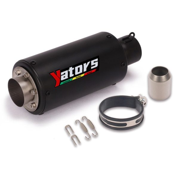 motorcycle exhaust inox muffler carbon fiber exhaust Universal 51/60mm with DB Killer for z900 R3 R25 MT07 MT09 R1 Z400 Z650