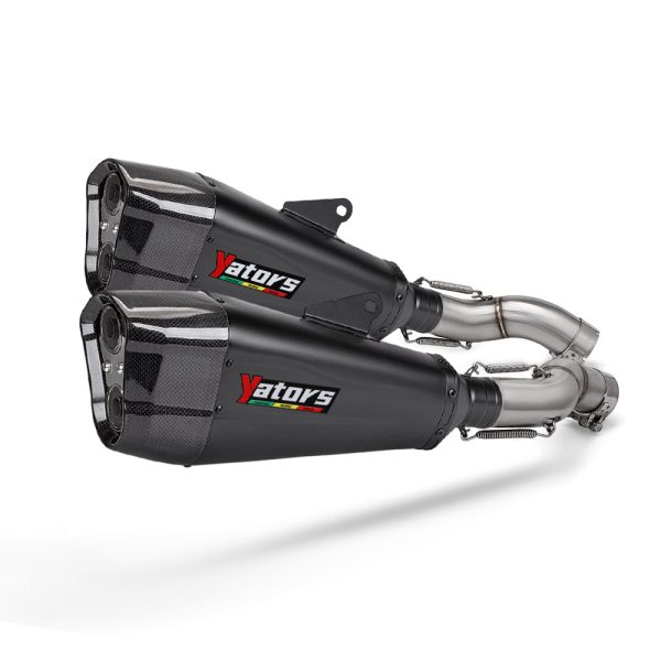Mid & Rear Muffler Exhaust Kit for Suzuki GSX1300R Hayabusa 2021-2024