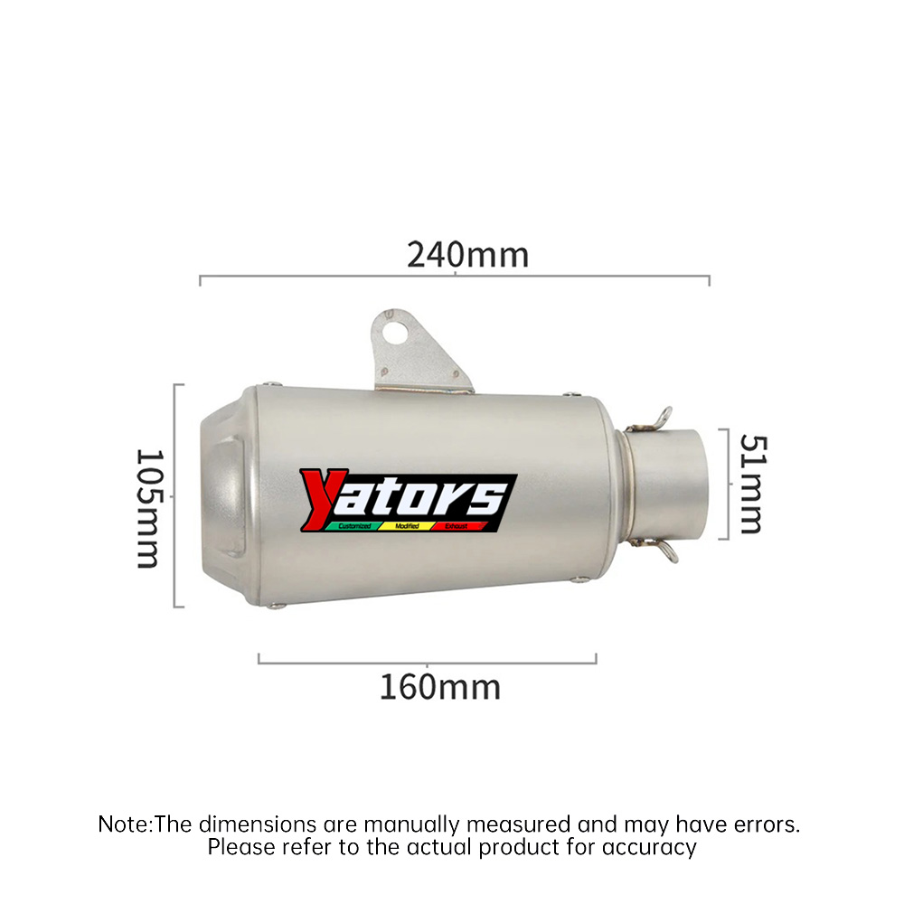 For Kawasaki Z650 Ninja 650 2023-2025 Exhaust System Header Muffler Pipe Slip On Exhausts Pipes - Image 3