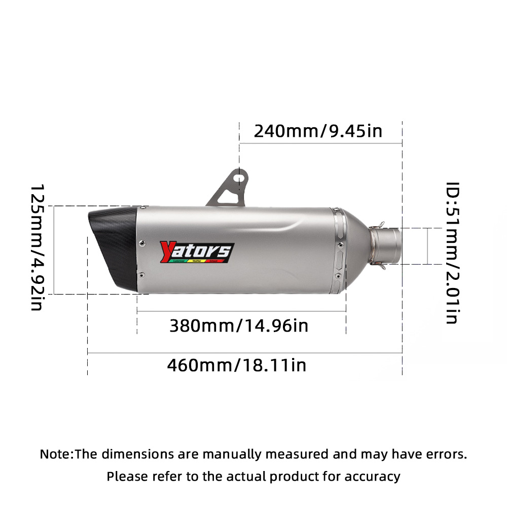Full System Exhaust Kit (Header + Slip-On + Muffler) for Yamaha TMAX560/TMAX530 (2016-2026) - Image 3