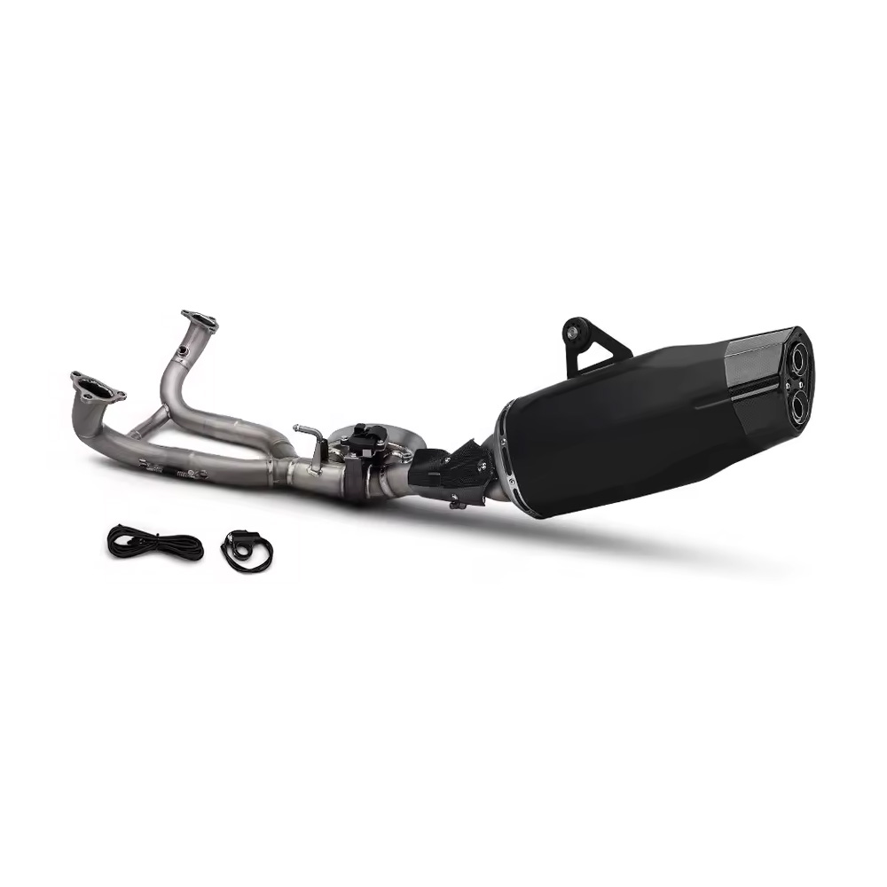 For BMW R1200GS R1250GS with valve electronic valve titanium alloy Front Connect Link Pipe full exhaust escape system 2013-2023 - Image 12