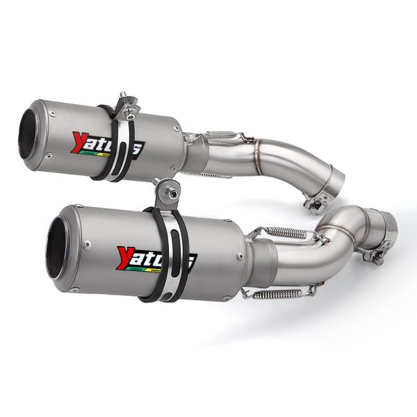 Mid & Rear Muffler Exhaust Kit for Suzuki GSX1300R Hayabusa 2021-2024