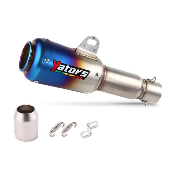 51mm Motorcycle Exhaust Pipe Muffler Slip On For R6 R15 R3 Zx6r Zx10r Z400 Z900 Z1000 Cbr1000 Pcx 125 Rc390