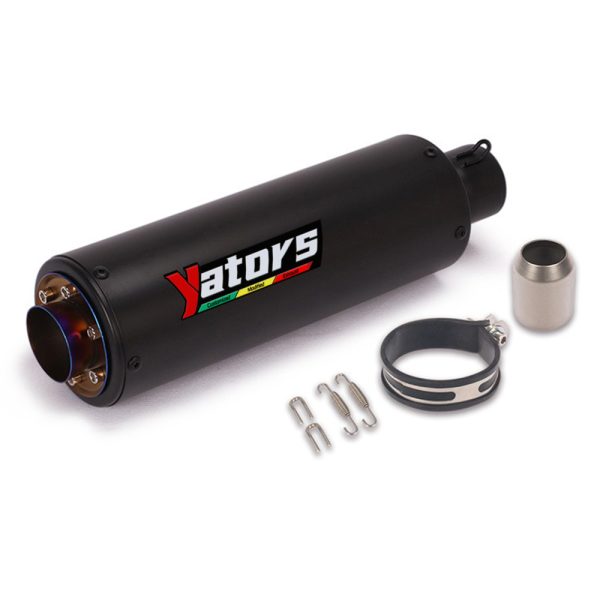 motorcycle exhaust inox muffler carbon fiber exhaust Universal 51/60mm with DB Killer for z900 R3 R25 MT07 MT09 R1 Z400 Z650