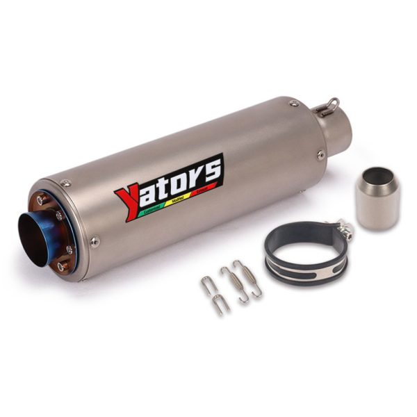 motorcycle exhaust inox muffler carbon fiber exhaust Universal 51/60mm with DB Killer for z900 R3 R25 MT07 MT09 R1 Z400 Z650